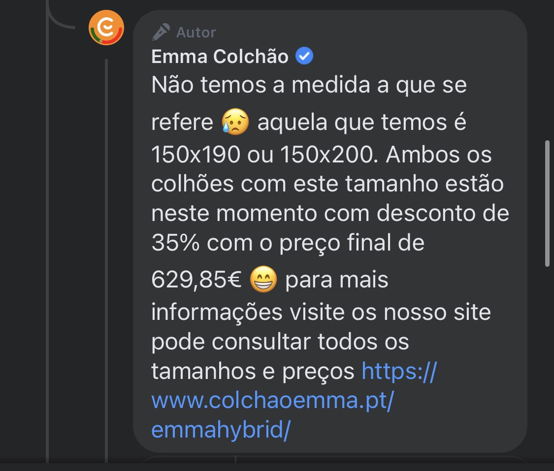 Se eu tivesse uns desse tamanho não os punha em saldo!