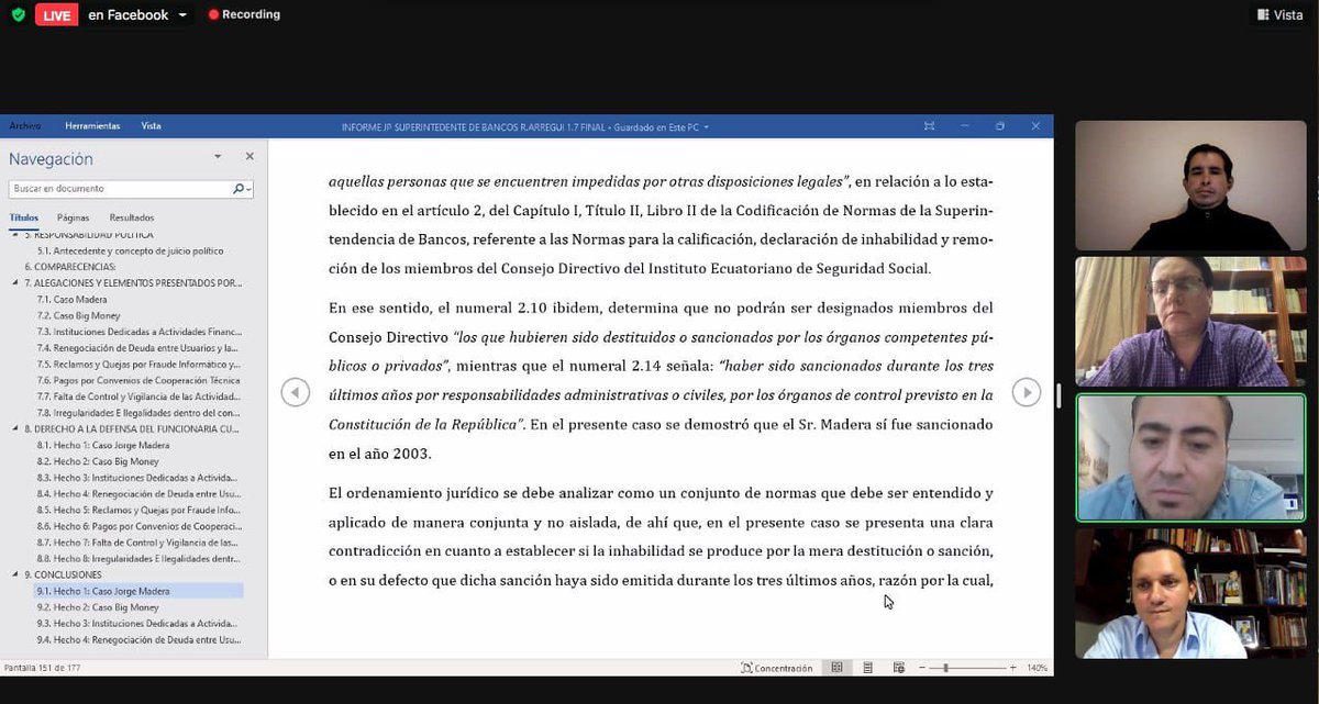 FiscalizacionAN's tweet photo. Con 5 votos a favor y 4 en contra queda aprobado el informe que recomienda el archivo de la solicitud de #JuicioPolítico hacía la Superintendente de Bancos #RuthArregui. https://t.co/nTYurrVO0y