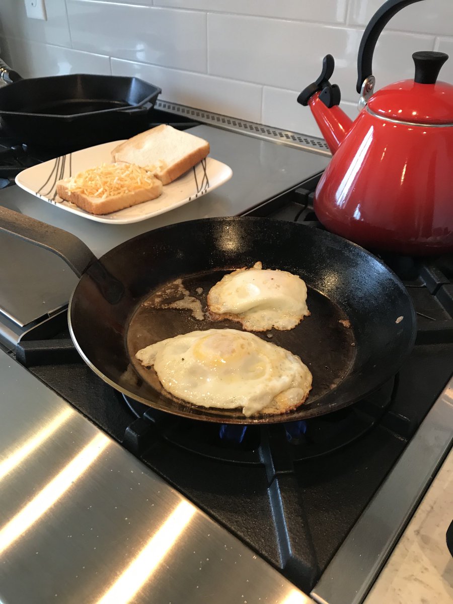 This #randomproductoftheweek has been used almost daily for the last 3 years. Love out Matfer Black Carbon Steel pans. Lighter than cast iron, easy to maintain, favorite pans to cook with. Have the 10” &amp; 14”