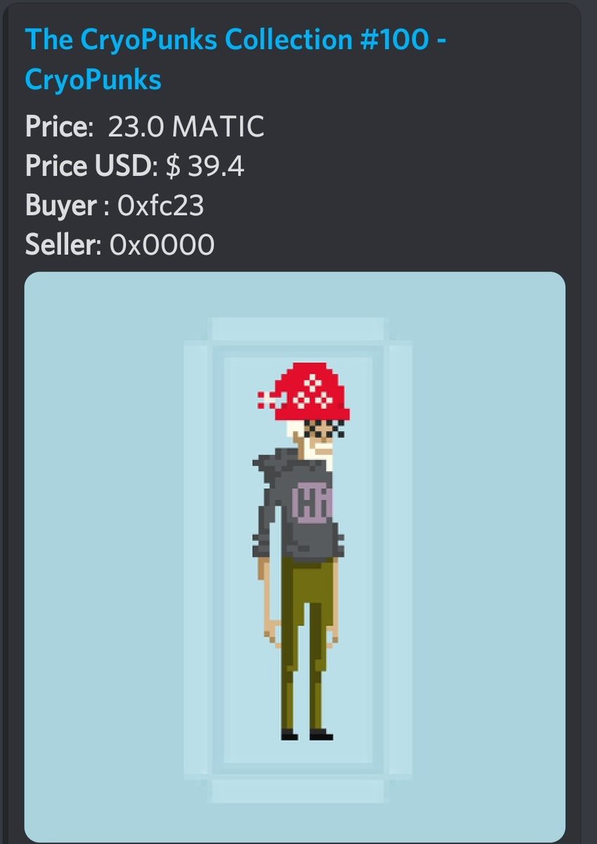 CryoWebOfficial's tweet photo. we have sold 100 cryopunks!!!
https://t.co/FBu1AVGEgw 
To celebrate buy any amount of cryogen send me the trxn hash and I will randomly give away 3 that have already been minted (had to test mint functions).

staking contract is about halfway done!!

#cryopunks
#cryogen
#defi https://t.co/vra38zR7gj