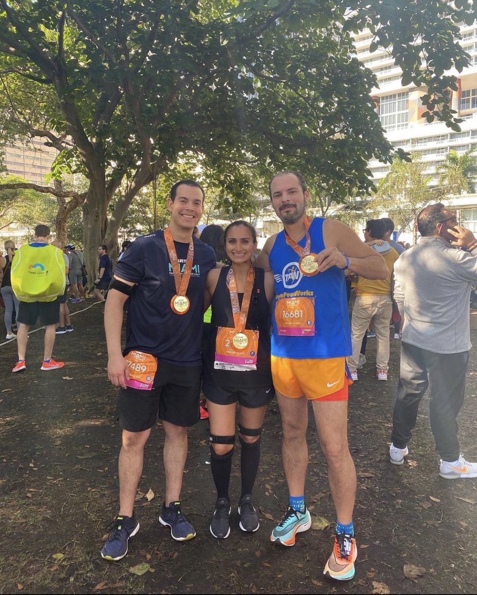 In honor of the Miami half-marathon today, throwback to 2020 when a couple of EP’s ran it! Proud of these guys for doing it again today!! <a href="/ivanovich13/">Ivan Mendoza</a> <a href="/JorgeP15/">Jorge Peñalver</a> #EPsStayingFit