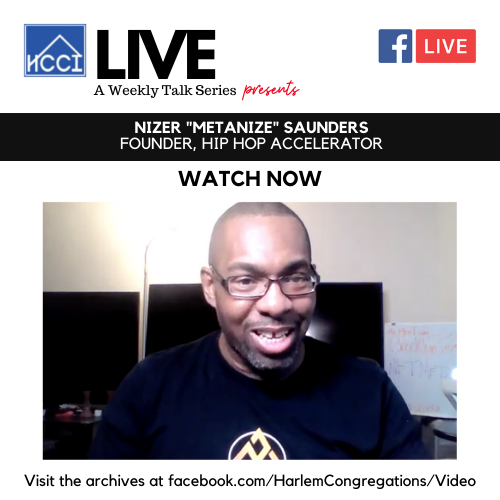 HCCI LIVE! -- Learn about the Blockchain Revolution with Nizer "Metanize" Saunders, Founder, Hip Hop Tech Accelerator! conta.cc/3Hya8ts