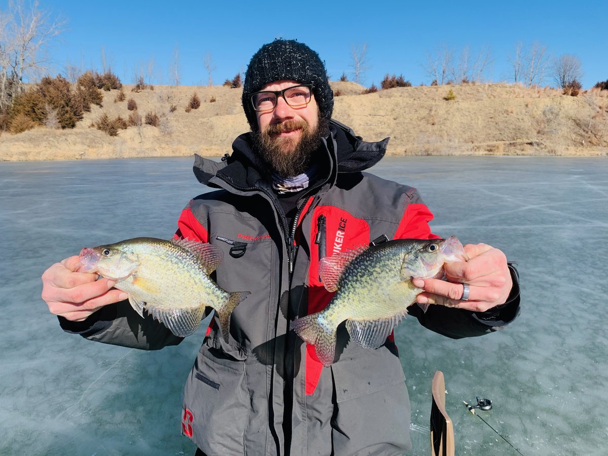 realphilpott's tweet photo. On em again today.@ClamOutdoors  pinhead minnow is 🔥 #fishing #icefishing #bassfishing #meateater @vexilar #LYOD https://t.co/93uH9wIGaw