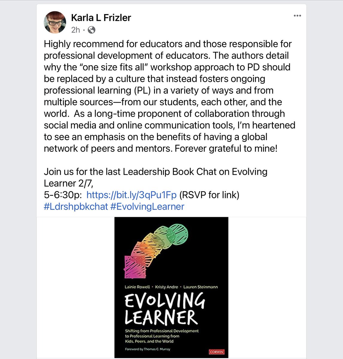 Thank you for this kind review, <a href="/kfrizler/">Karla Frizler | Director, ESL/Citizenship @ NOCE</a>!
We appreciate you! 
#EvolvingLearner