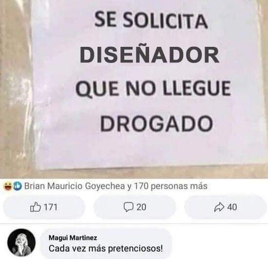 Lic_Millennial's tweet photo. Es que todo quieren 😒 #licenciadomillennial

#podcast #humor #Memes #Millennials #godinez #tbt #podcaster #diseño #diseñador https://t.co/NRdn3DvWCc