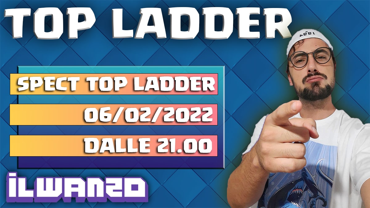 💥Top Ladder spect!💥

Oggi è l'ultimo giorno per pushare la top ladder!
Wanzo sarà in live per spectare i migliori giocatori al mondo nella rincorsa al primo posto!

📆 Quando? Stasera!
⏰ A che ora? Dalle 9 PM (CET)

Twitch.tv/ilwanzo