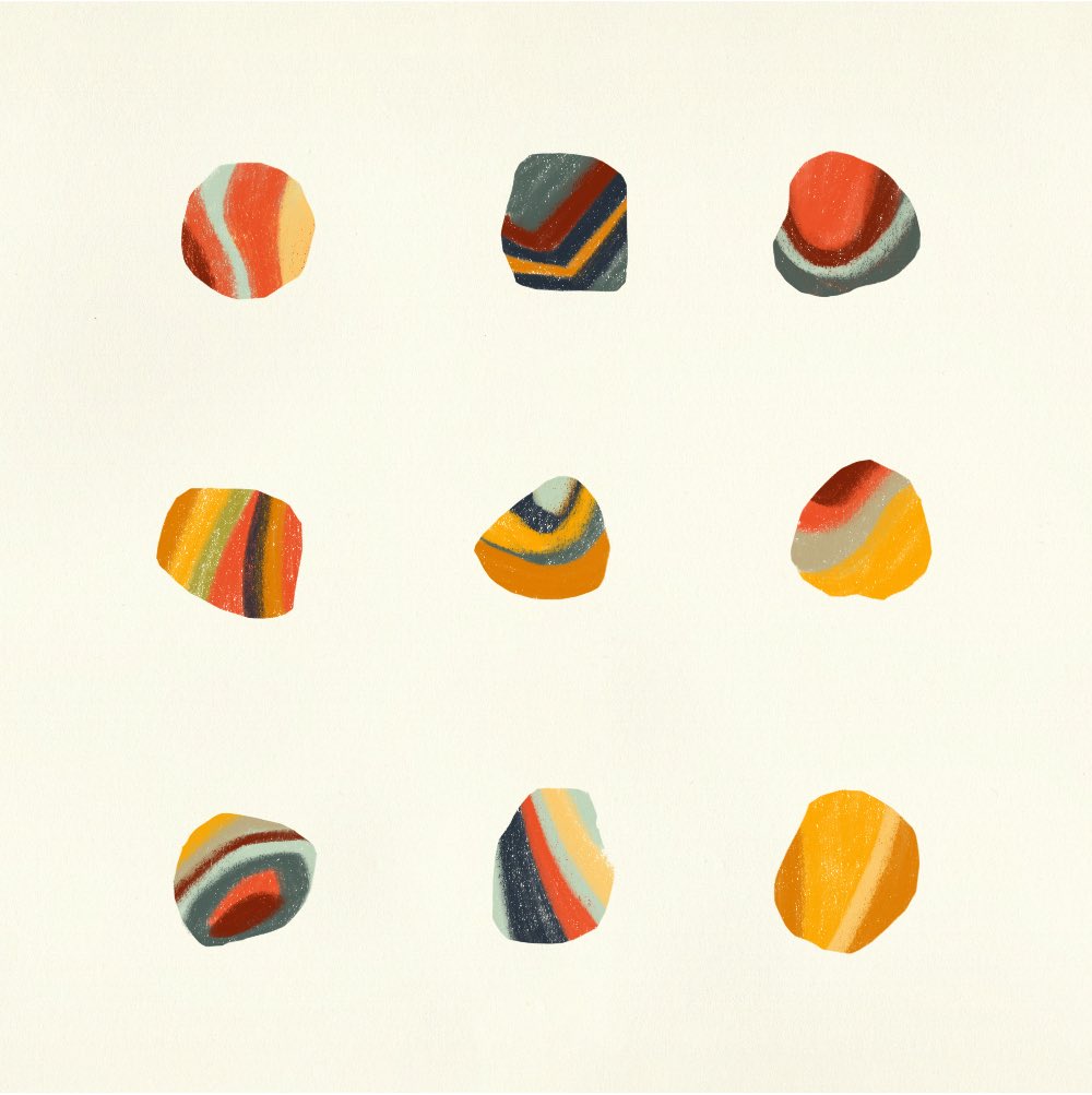 Just some quick rocky doodles