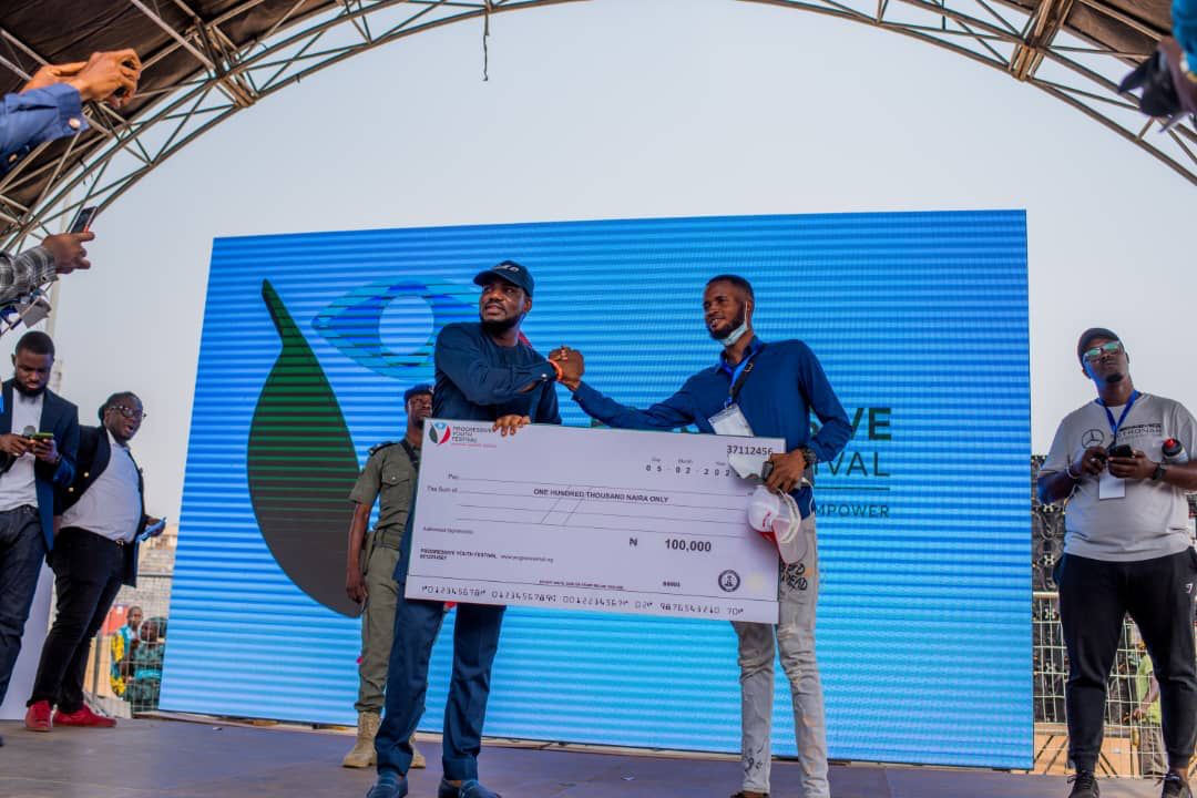 ProgressiveYNG's tweet photo. See three of the thousands of prize winners at the Progressive Youth Festival that held yesterday. We promised and we delivered! That's #NewPolitics https://t.co/D4FfUI8aub