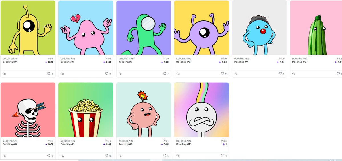 Doodlingarts's tweet photo. First 10 #NFT Minted Grab Fassssst!!
#NFTs #NFTCollection #doodling https://t.co/k9LVeYUNFf