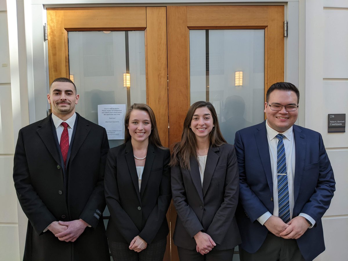 Super proud of our <a href="/gwlaw/">GW Law</a> team that took second place overall at the <a href="/FCBALaw/">FCBA - The Tech Bar</a> Moot Court competition.  GW has a history of success at this competition and this team was as impressive as ever.  I'm proud to work with such talented and driven students.