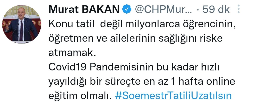 #MahmutOEzeristifa  İnşallah