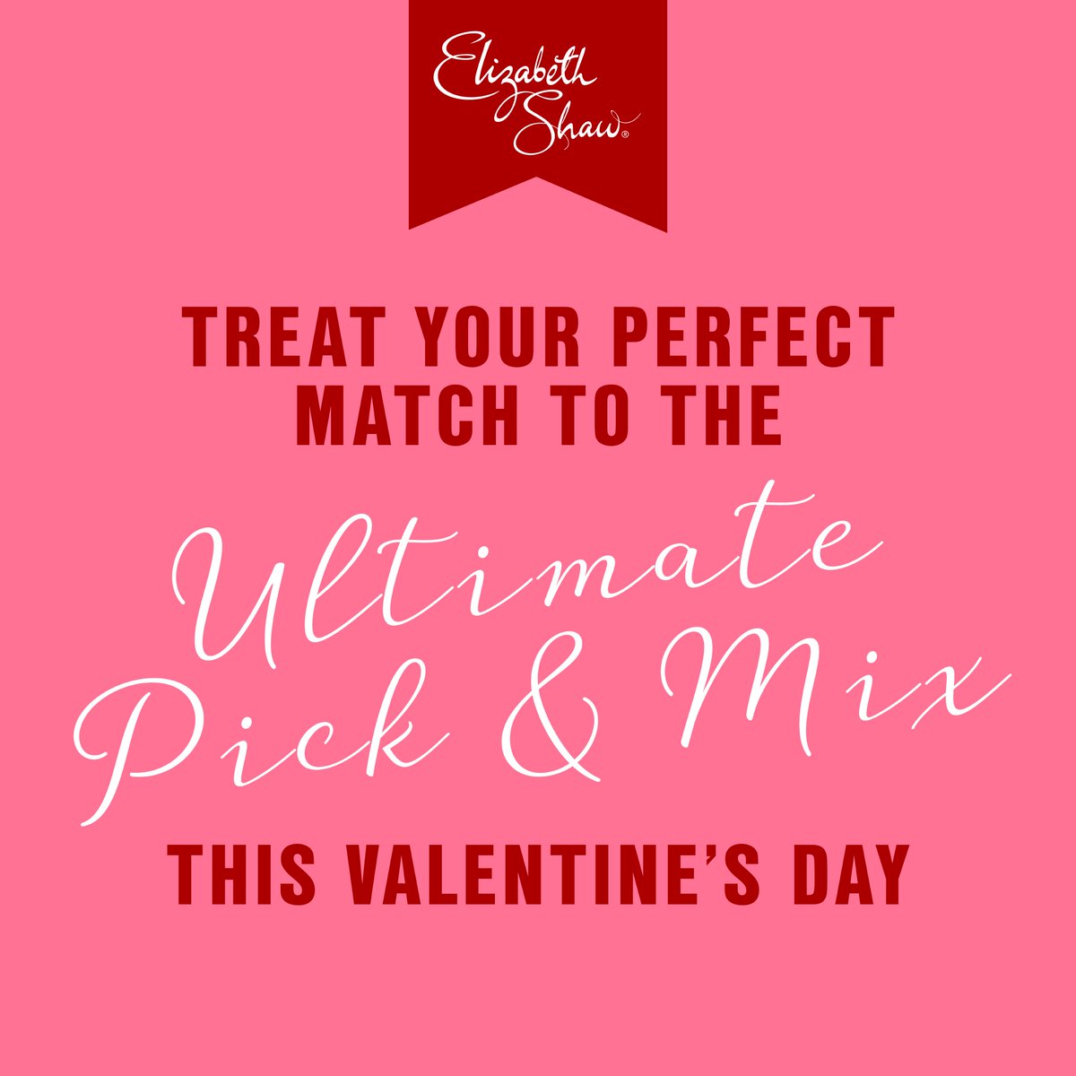 Will you be my valentine…?💜

Treat your match to the Ultimate Pick and Mix this Valentines day. Order online now and have it delivered straight to their door.

With love, 
Your secret admirer
xoxo

elizabethshaw.co.uk/ultimate-pick-…