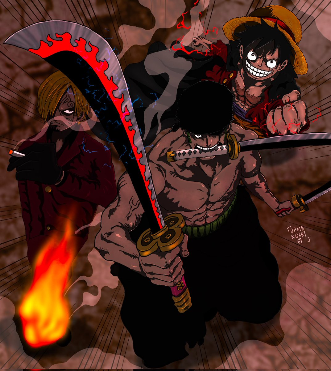 opmangart69's tweet photo. MONSTER TRIO
SHARE/PARTAGER &amp; FOLLOW 🙏🏿
#OPdw69  #opmangart69  #onepiece  #ワンピース #원피스 #luffy  #sketchart  #digitalart  #art https://t.co/CFtSK2cuJK