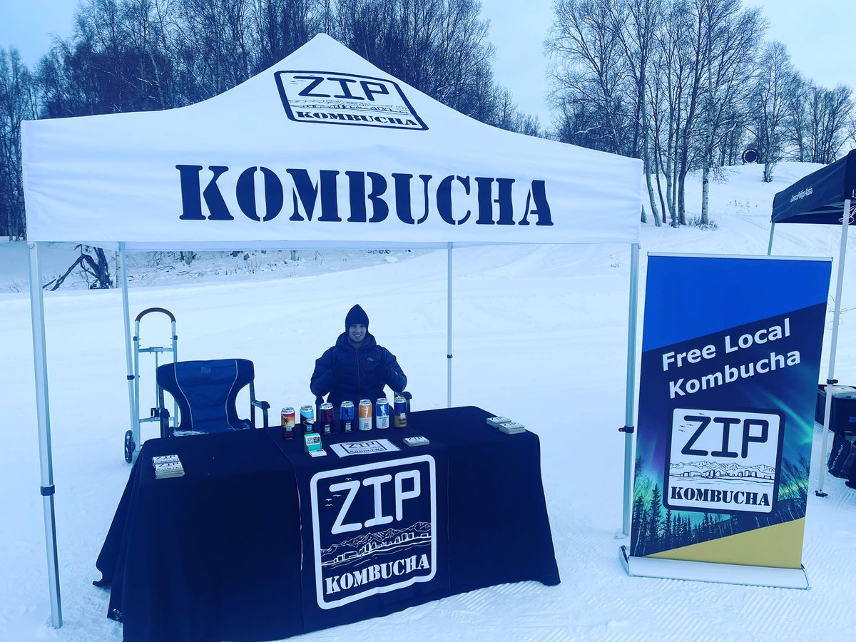All set to hand out free booch to the participants at the Alaska Ski For Women event! Cheers! 

#zipbrewingco #alaska #alaskalife #alaskaskiforwomen #weekendvibes #kombucha