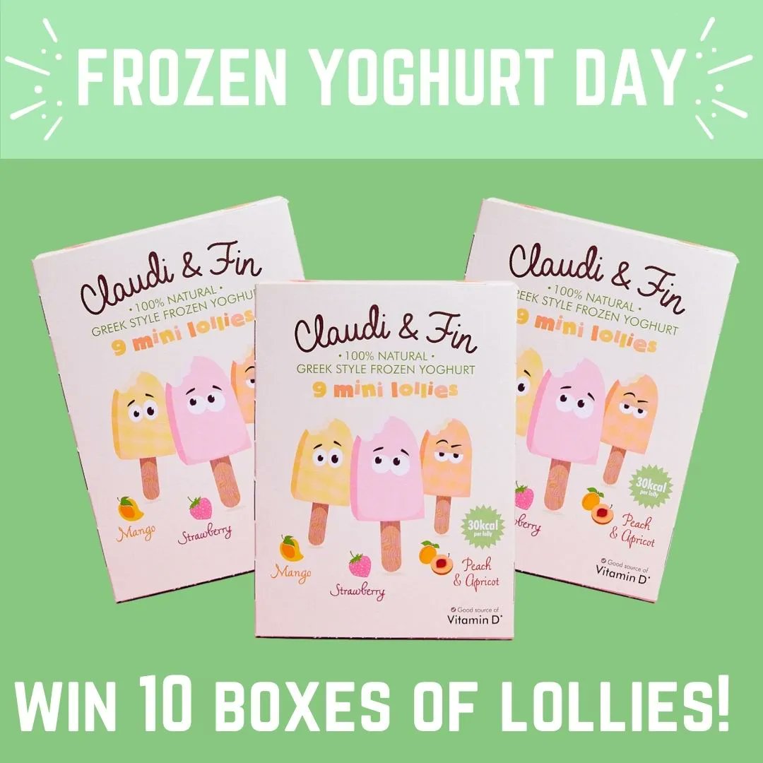⚡ GIVEAWAY⚡ It's #frozenyoghurtday ❤️  One winner from all entries (incl. Insta &amp; FB) will receive 10 boxes of our award-winning froyo.  To enter:
❤️ Like &amp; Retweet this post ❤️ Follow <a href="/claudiandfin/">Claudi & Fin</a> ❤️ Tag your froyo-loving friends.   
Ends 07.02.22. UK only. #win