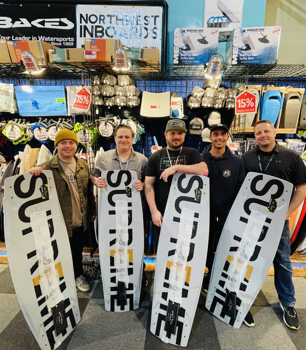 Big shout out to Jake Pelot  &amp; Ronix Wake for all your help at the Seattle Boat show! Thank you!! 🤙 #ronixwake