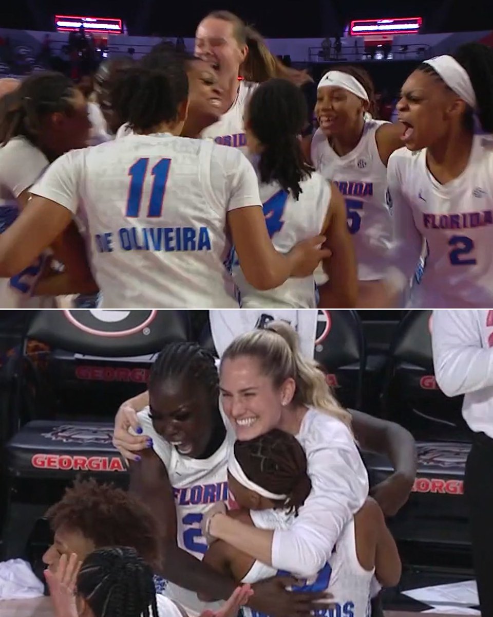 SECNetwork's tweet photo. GATORS WIN IN ATHENS! 

@GatorsWBK beats No. 14 Georgia to pick up its fifth ranked win of the season 🐊 https://t.co/doODeMGnWM