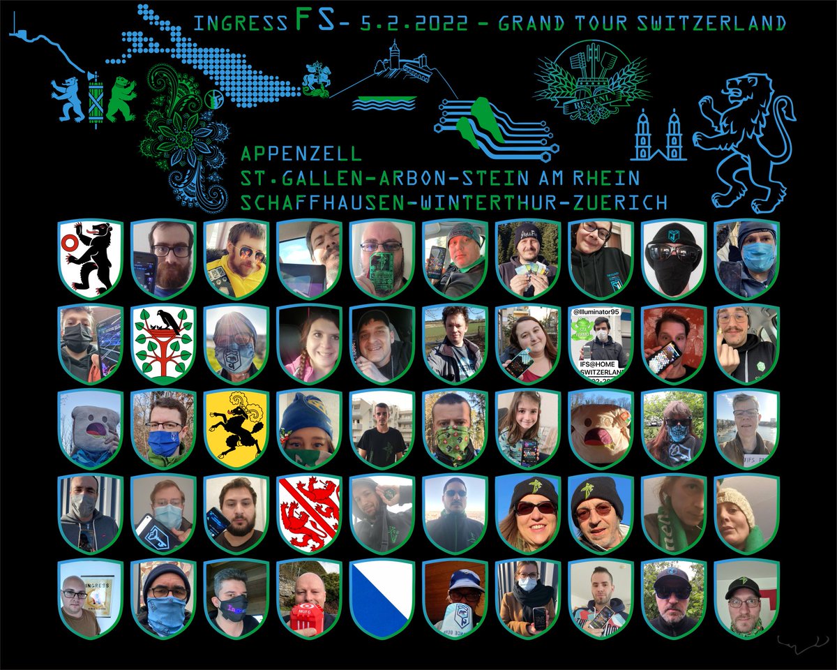 During the 8th stage of our #VirtualGrandTour more than 40 agents travelled from #Appenzell to #Zürich and enjoyed our monthly Quiz. #Switzerland  #Quiztime  <a href="/ingress/">Ingress</a> <a href="/FevGames/">Fev Games</a> #Toast