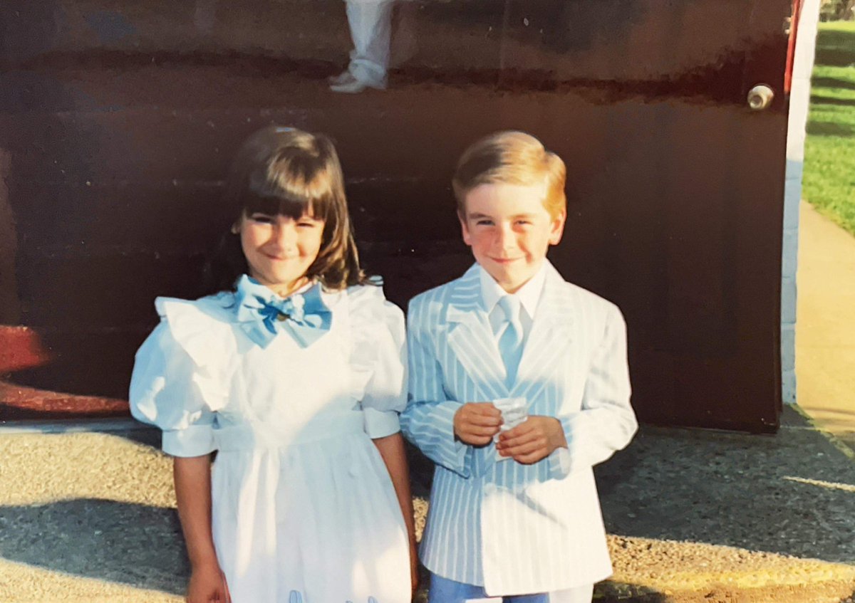 joshuetree's tweet image. Me and my cousin in 1990 at my grandparents 50th anniversary. I have never had a suit fit that well since. I WORE that jacket. #doublebreast