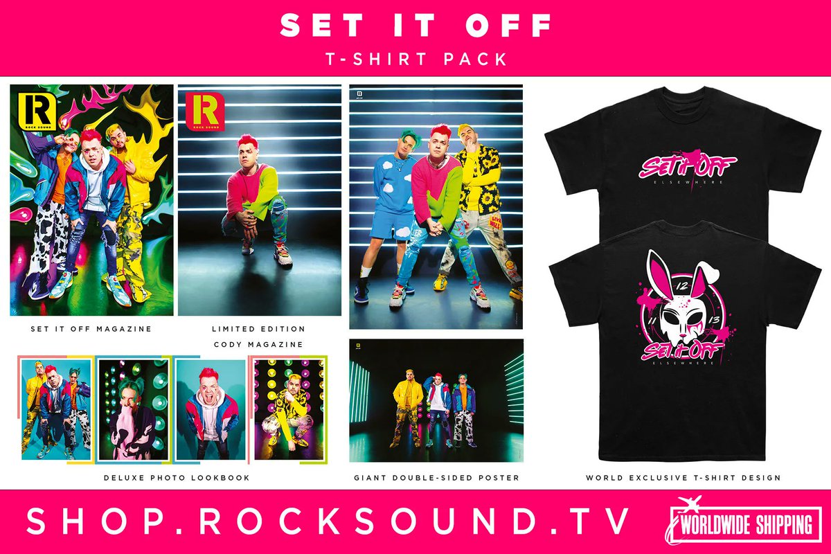 Rock Sound x Set It Off

Available WORLDWIDE right now from store.rocksound.tv/setitoff-tw
