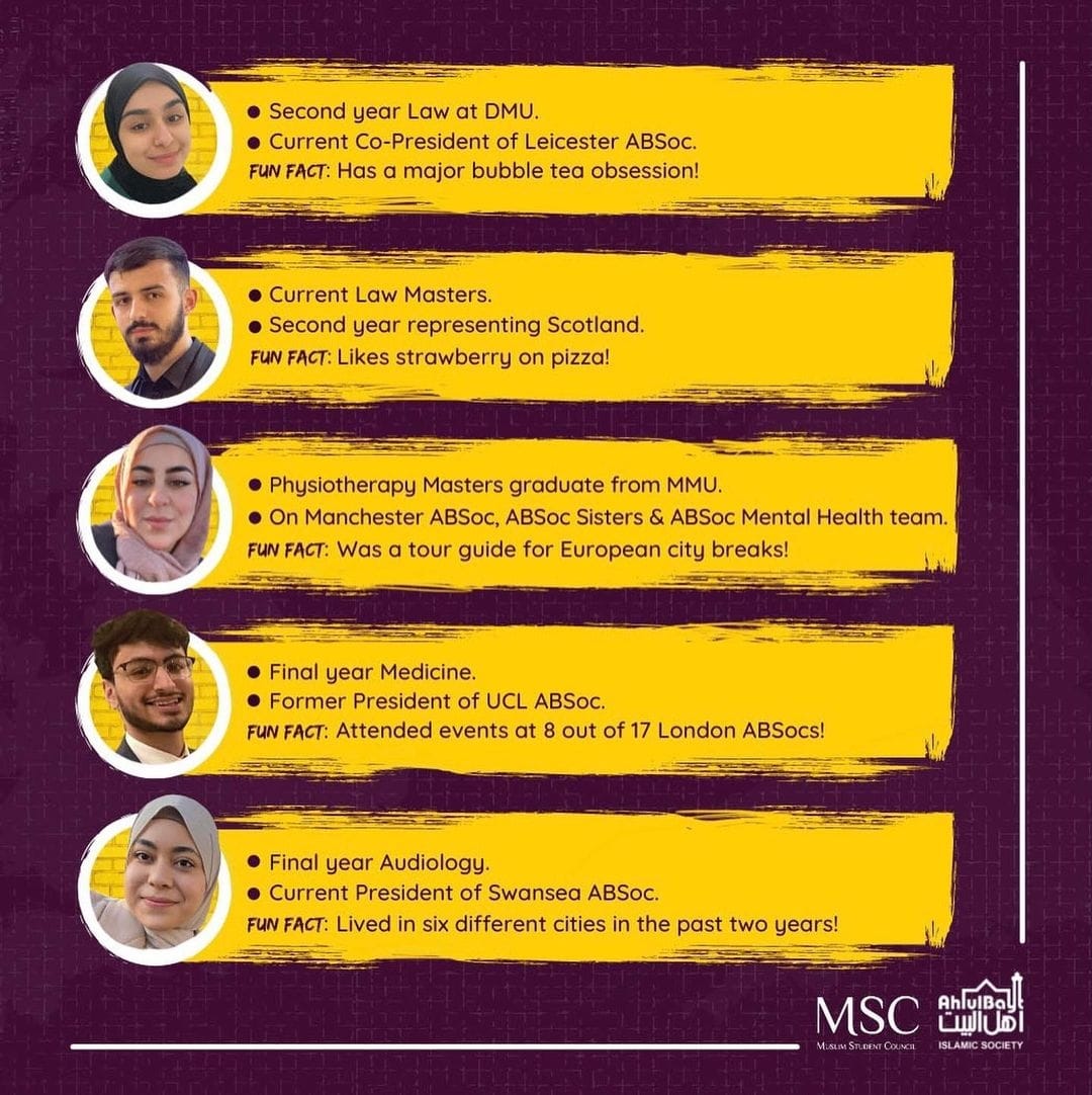 absoc's tweet photo. Introducing... your 2022 MSC Regional Representatives!

Regional representatives will be the first port of call for the ABSocs and students in their region. 

They will be key in engaging ABSocs in MSC activities and providing direct communication between ABSocs and the MSC. https://t.co/4RDtrRQqAY