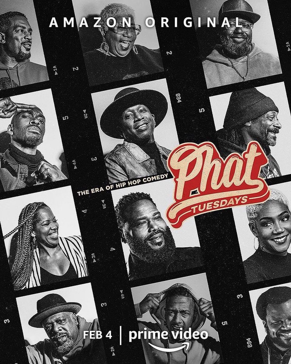 This docuseries is dope. These comics shifted Black culture and Black comedy. Laughter is the best medicine #phattuesdays