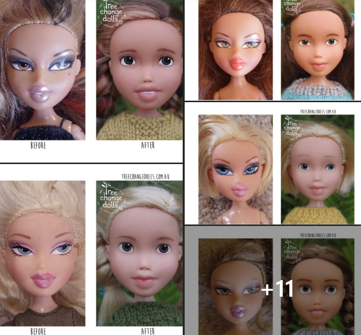 simpleeni's tweet photo. Lutke, koje pohlepna industrija uglavnom izbacuje kao sexy simbole, neprirodnog izraza lica, #TreeChangeDolls preuređuje i mijenja im lica u prirodni djevojački.
Ogroman utjecaj na psihologiju curice imaju lutke sa kojima se igraju i poistovjećuju. 🥰 https://t.co/kH0yfPXZLv