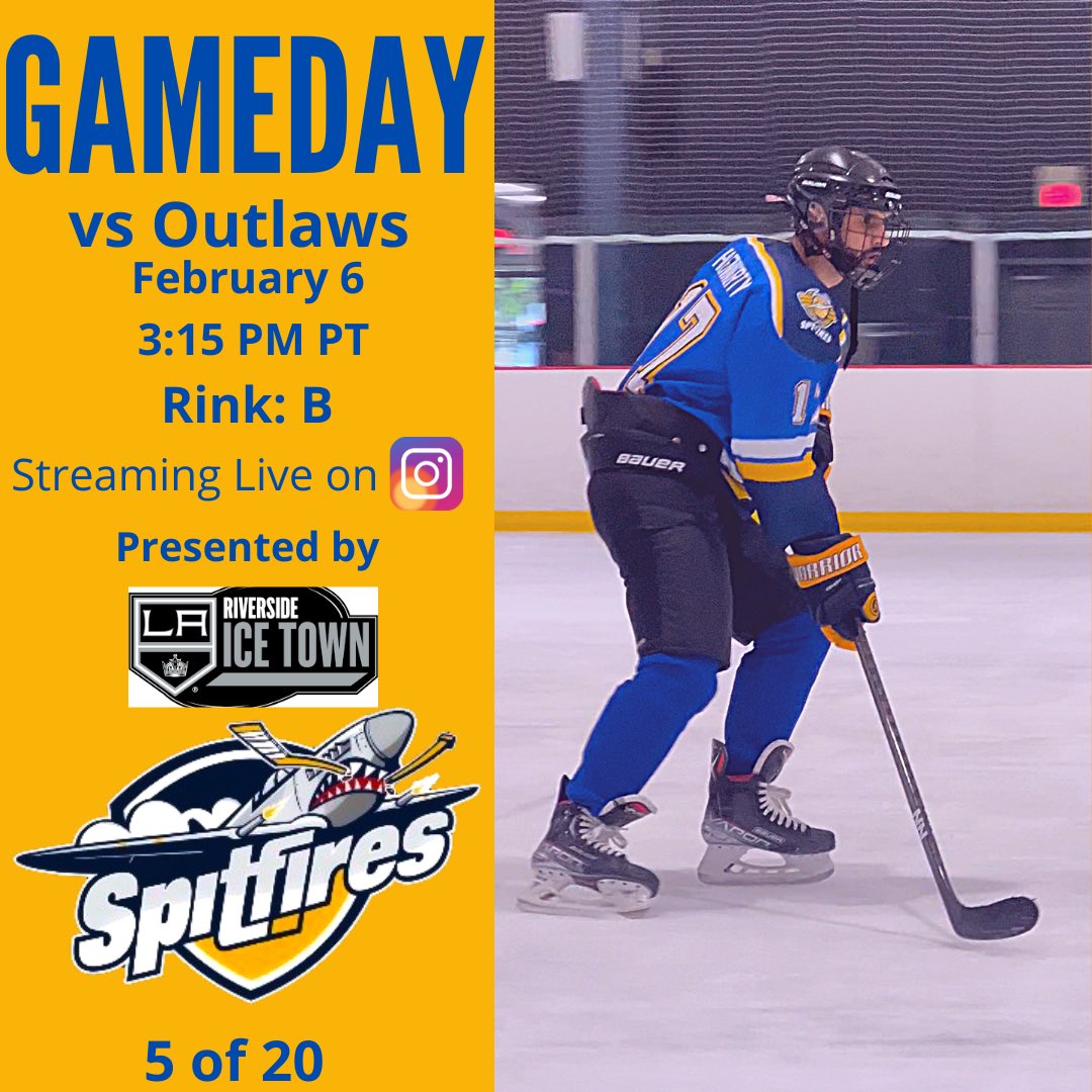 spitfireshc's tweet photo. It’s GAMEDAY!! Puck drop @ 3:15!!! #letsgospitfires https://t.co/Qnjg7LUoPy