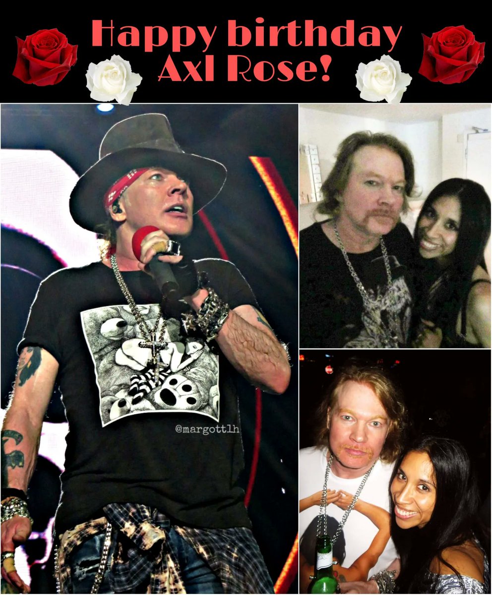 Happy birthday to the one only <a href="/axlrose/">Axl Rose</a>!! ❤️🎂🎉🎁🥳🤗