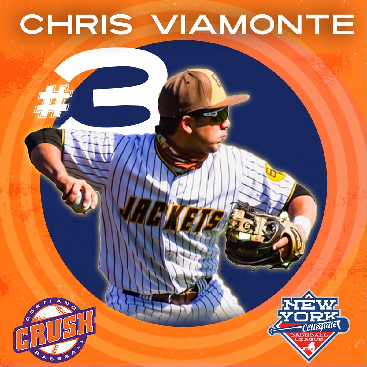 crushball's tweet photo. Welcoming to the #Crush (IF) Chris Viamonte (@chris113300). 🌬️⚾️#ViamonteCrush22 #Crush22 #Cortlandcrushbaseball #Crushitin22 #ExperiencetheCrush 
@NYCBLbaseball @baldwinwallace https://t.co/OQD5rLijY8