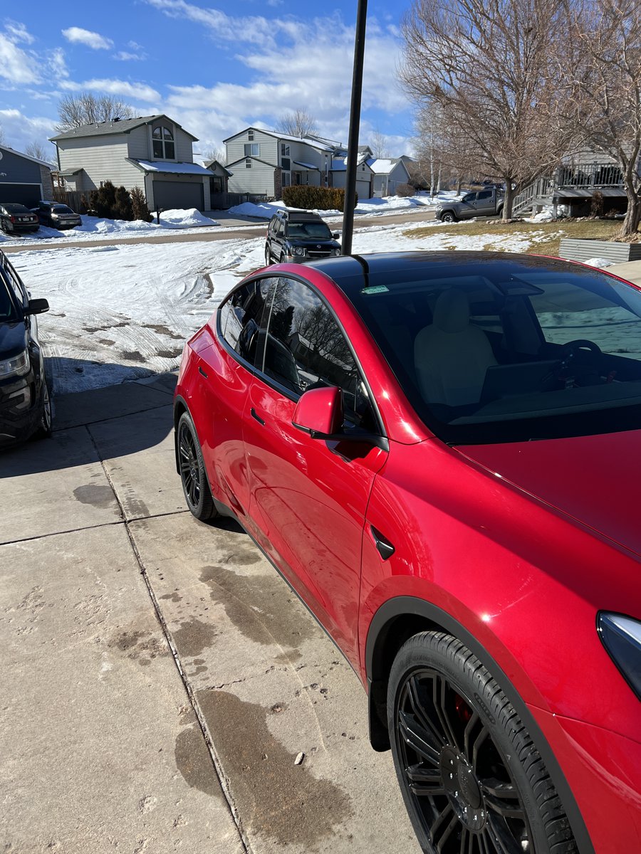 RatsTesla's tweet image. When you wash the Tesla but know it won&apos;t last.  #Tesla #teslamodely #teslamodelyperformance #ratstesla