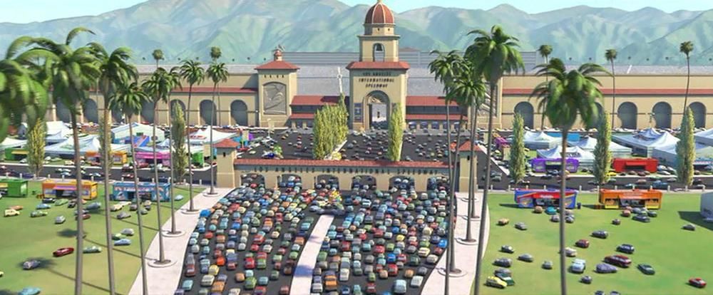 LeBrarringer's tweet image. This is not the first ever race at The Coliseum people. Yall forgot all about the Piston Cup @Disney @pixar @NASCAR