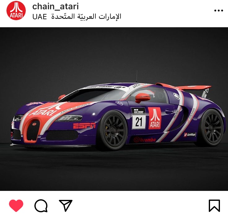LCarephilly's tweet photo. #Atari & #ESPN logos on racing cars the same day as the #TeslAtari games news drops?
Coincidence?
$ATRI #ATRI #AtariToken #AtariChain #ICICB #FloatDubai #AtariHotels https://t.co/yINiNpPlXW
