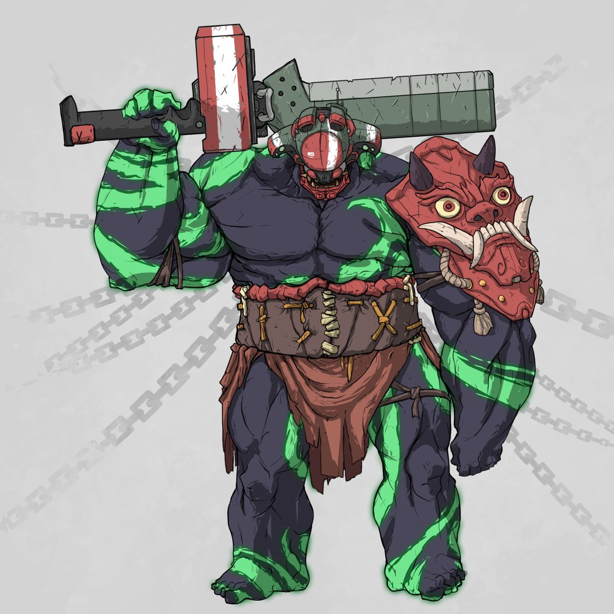 GLX_Sleebus's tweet photo. So what's the deal with these @Galaxiators that have bad-ass titles but mismatching equipment...?!

This Egregore Z (the tag says #1737 or sumthin') is a "Robo-Samurai"!!

Looks pretty rare! I think we got Champion material right here!!

#NFTGame #GameStop #CantStop #WontStop https://t.co/Judp477Wbk