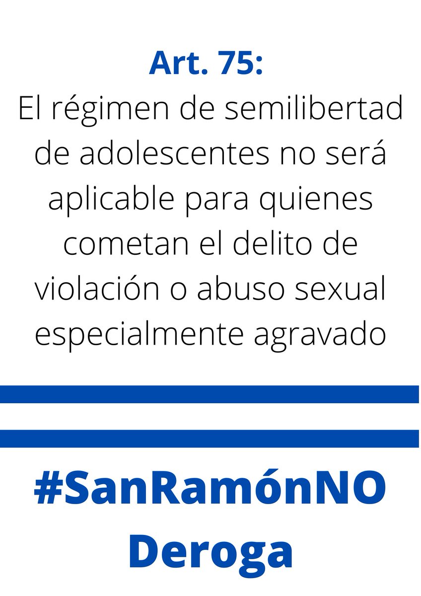 sanramonoderoga's tweet photo. LA LUC SANCIONA CON MAYOR SEVERIDAD A QUIENES COMETEN DELITOS SEXUALES

Estos artículos están dentro de los 135 que se pretenden derogar.

NO RETROCEDAS.

#SanRamónNODeroga
#VotaNO
#CanelonesNODeroga
#UruguayNORetrocede https://t.co/WK7te0f5hB