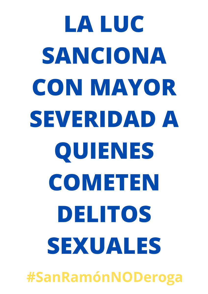 sanramonoderoga's tweet photo. LA LUC SANCIONA CON MAYOR SEVERIDAD A QUIENES COMETEN DELITOS SEXUALES

Estos artículos están dentro de los 135 que se pretenden derogar.

NO RETROCEDAS.

#SanRamónNODeroga
#VotaNO
#CanelonesNODeroga
#UruguayNORetrocede https://t.co/WK7te0f5hB