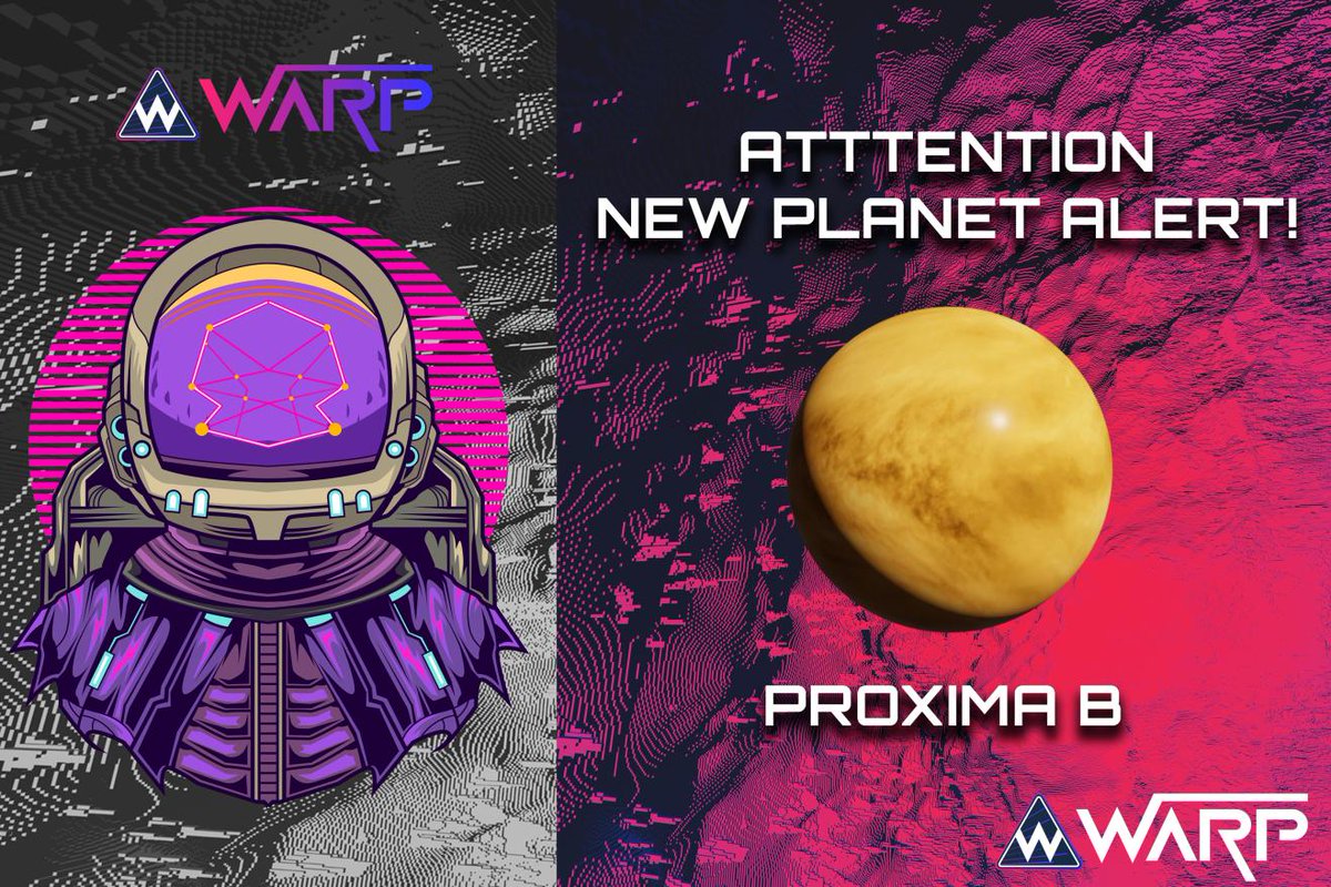 WarpBond's tweet photo. FIRST PLANETARY READINGS!!

Proxima B's APY report is showing that our initial readings were off!
The current APYs are astronomical!
Pioneers are now departing Earth at #WARP Speed, in a Space Race for the ages!!!
https://t.co/RMQeckxjxl

#NFT #Crypto $klima $jade $time #NFTs https://t.co/LRqyTq73M1