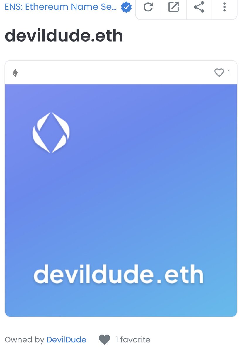 Shibaxx1's tweet photo. I can’t even make this stuff up. Woke up this morning to another gift from a fellow @BoredMummyWU member. Special thanks to @CryptasticR for my @ensdomains 🤝🙏🏼

I guess I truly am DevilDude😈🔥

#NFTCommunity #BMWU #BMBWU #HummaMumma #BMHRR #BMMTM https://t.co/dJJS3dt9ng