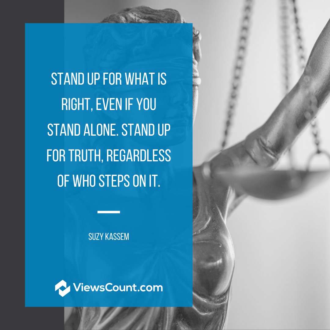 viewscountusa's tweet photo. Don't let things slide, stand up for what you believe in and if something should change - say it! 📢 #viewscount #wordsofwisdom https://t.co/m1KXy7xR4M