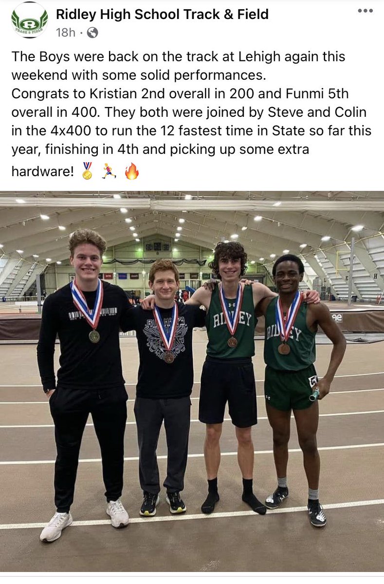 Ridley High School tweet media