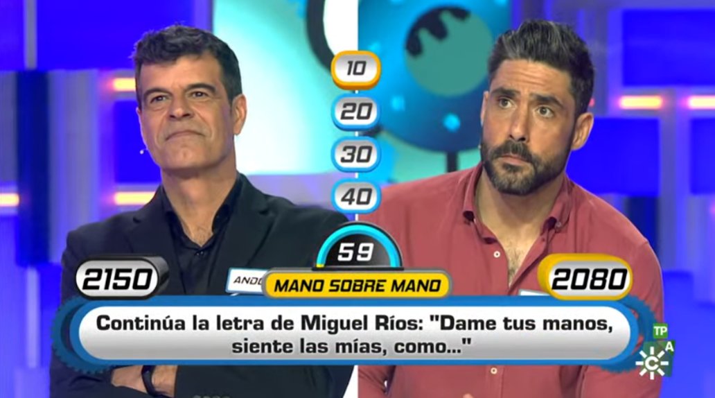 AtrapameCS's tweet photo. ¿Sabríais seguir la canción?🤔
@jaimecantizano pone a prueba a @Andoniferreno y a #JaimeNavaDeOlano en esta noche de domingo en #AtrapameCSurVIP
¡Grande #MiguelRíos! https://t.co/4SS3QQOOg1