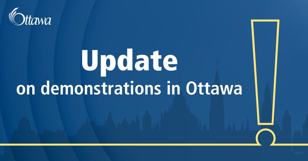 Today, February 6, Mayor Jim Watson has declared a state of emergency for the City of Ottawa due to the ongoing demonstrations.
For more information, visit: bit.ly/34h7JoK