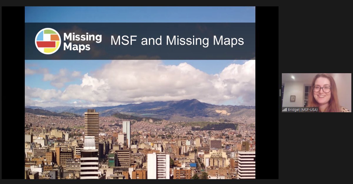 We want to thank Bridget Fleischer from <a href="/MSF_USA/">Doctors w/o Borders</a> <a href="/MSF/">MSF International</a> for being our Guest Mapper in January. What an informative presentation.