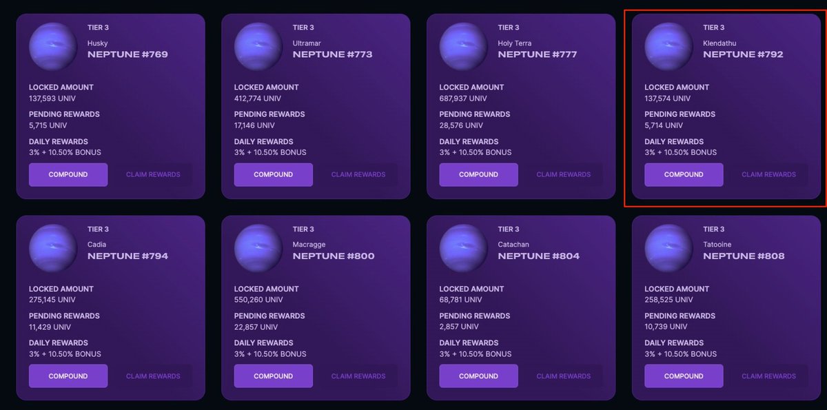 We don't say it enough, but <a href="/univmoney/">Universe</a> is such a cool project on #Avalanche. I was lucky enough to be involved in the project pretty early on $UNIV. 

I'm giving you the chance to win one of my planet "Klendathu" as a #Giveaway! 

To win just follow these steps👇