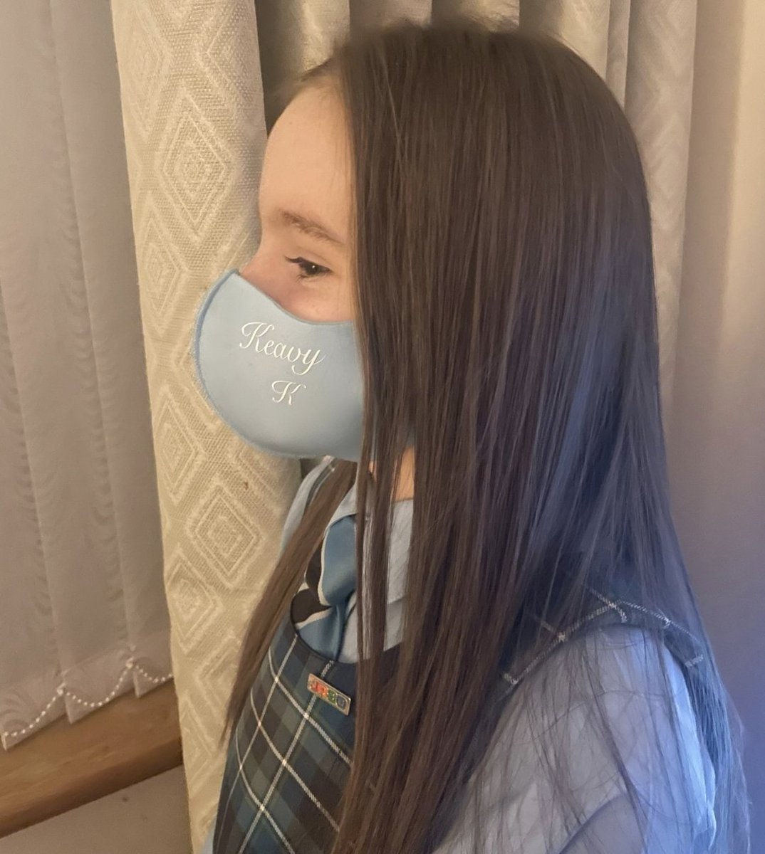 Our crafting Keavy is looking to raise funds for the school by creating &amp; selling her own original <a href="/stmarksham/">St Mark's Primary and Nursery</a> branded face masks with badge &amp; #webelong for only £3 per mask! £4 if anyone wants it personalised! She would love the chance to speak to the staff to make her pitch!