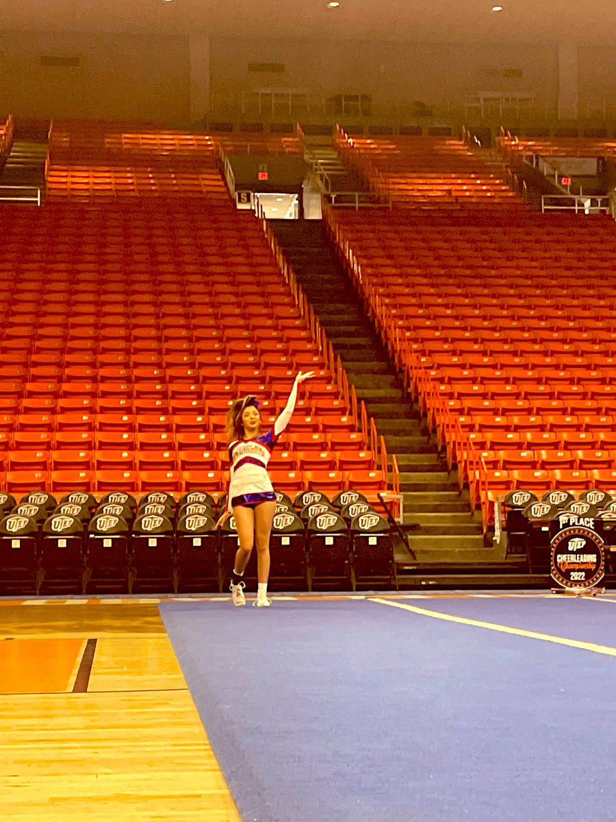 Good luck to our very own Mia Gonzalez! She’s representing our BlazerNation at the UTEP Cheer Competition (Individuals). We’re proud of you Mia! #BlazerNation