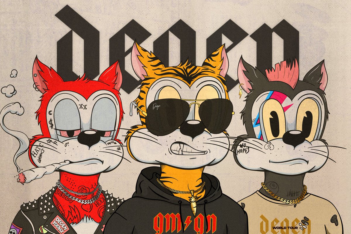 We’re thrilled to announce our OFFICIAL WEBSITE IS LIVE! Head over to degentoonz.io to check it out! Pre-Sale begins FEB 15TH 6PM EST! LFG TOONZ!!