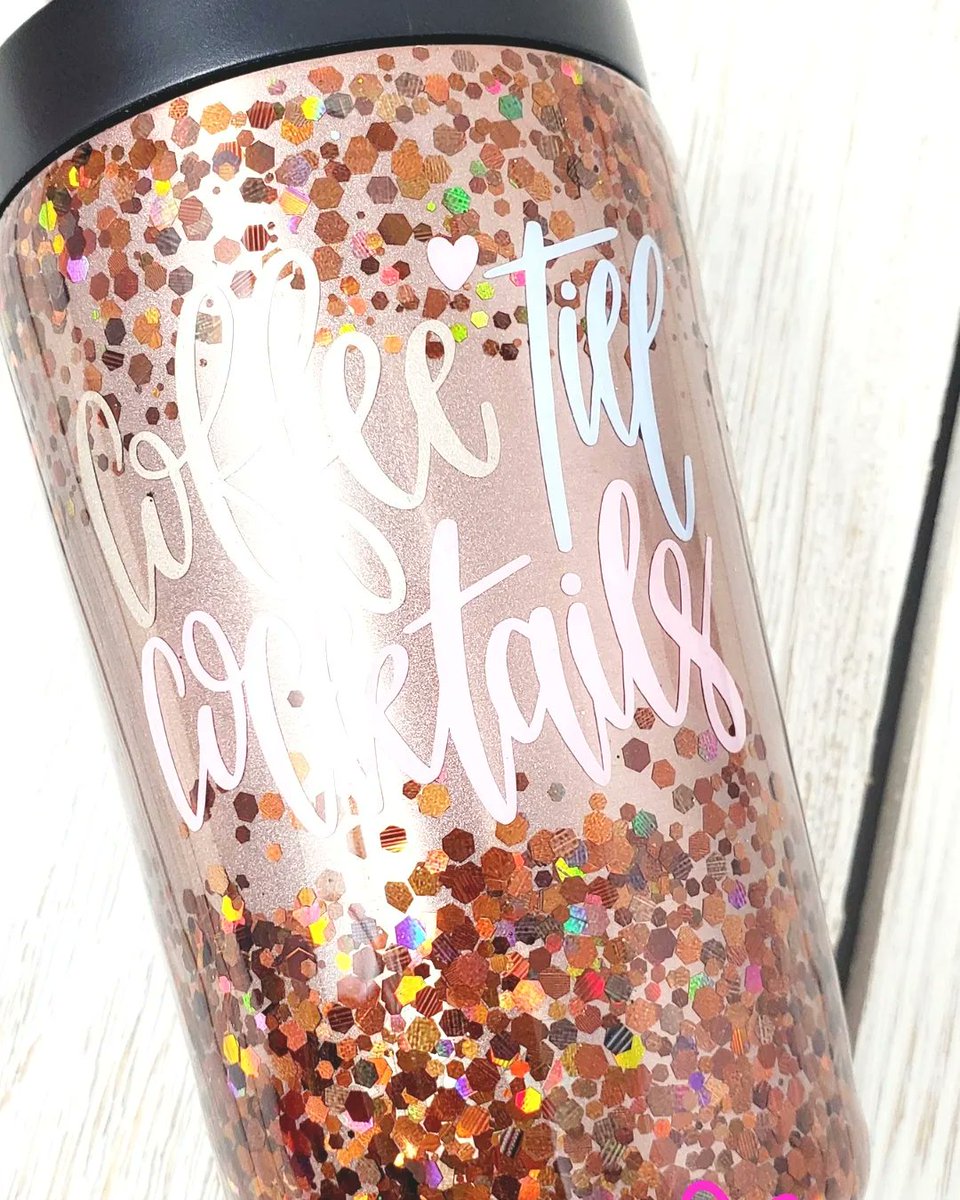 WithLove_Martha's tweet photo. ☕ Coffee 'til Coctails 🍹 Yes, Ma'am. How many cups of coffee do you drink a day?! I typically hover around 2-3 &amp; a glass of 🍷 at dinner. 

This is an 11oz coffee cup. It's ready to ship/pickup.

https://t.co/ogMSS3bXfZ https://t.co/4MxpCzBx6p