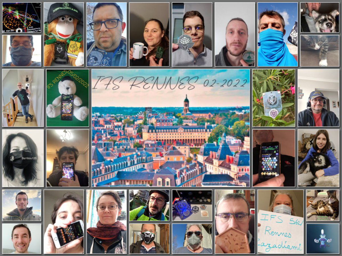_Antoine_49's tweet photo. Rennes a vécu son premier IFS @home ce samedi !!! 
116 participants se sont réunis dans la bonne humeur afin de partager un bon moment. 
Au programme, recharge, décodage, quiz et visite virtuelle afin de passer 2h virtuellement en Bretagne. 
Merci à tous 💙💚

@ingress @FevGames https://t.co/54y77Ic94k