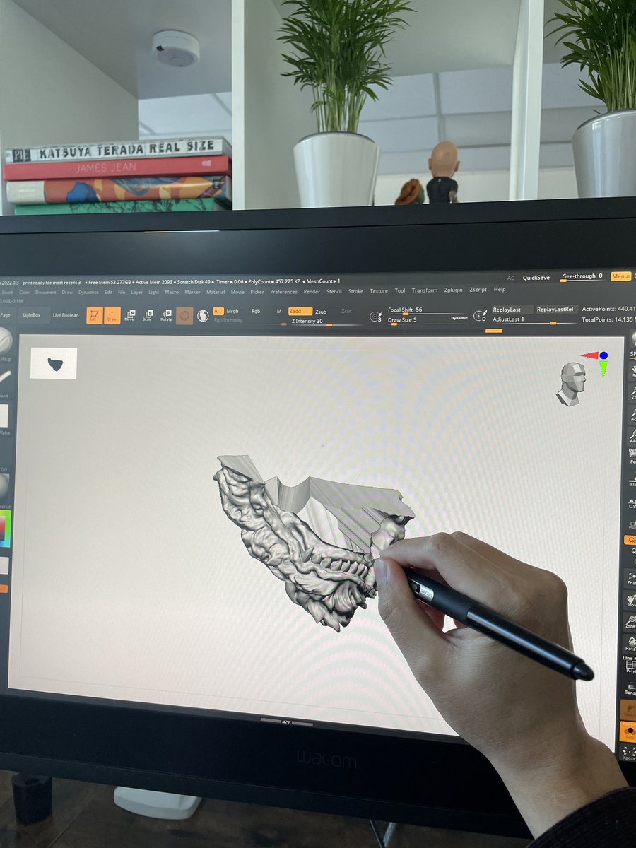 plasticcell's tweet photo. In the process of breaking down the Half Beast for @theAnthonyYu physical sculpture. This will be our biggest Plastic Cell piece at 7”. I will be molding and casting after this step. The process will be recorded and shared. #TheMakingOf #HalfBeast #NFT #nftcollector https://t.co/z6BffzVHfB
